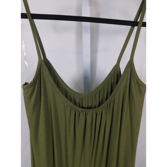 Kali Reve Olive Boho Jumpsuit M/L - Green - Excellent - Witchcore Earth - Picture 6 of 11